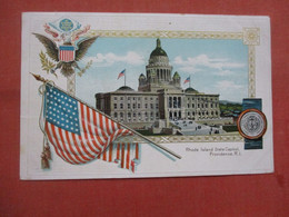 Embossed.  State Capitol.    Providence  Rhode Island > Providence          Ref  5240 - - Providence