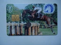 GREECE    USED   CARDS  HORSES - Paarden