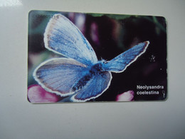 GREECE   USED   CARDS BUTTERFLIES - Mariposas