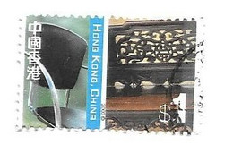 MOBILIER, CHAISE   - TIMBRE DE CHINE  HONG KONG DE 2002, VOIR LE SCANNER - Used Stamps