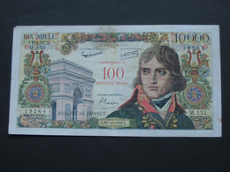 Très Rare Billet Surchargé 100 Nouveaux Francs Sur 10 000 Francs BONAPARTE 30-10-1958     **** EN ACHAT IMMEDIAT **** - 1955-1959 Sobrecargados (Nouveau Francs)