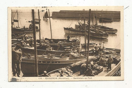 JC, Cp, BATEAUX DE PÊCHE, Sardiniers Au Port ,56 ,QUIBERON , Voyagée ,ed. GABY/ARTAUD ,n° 110 - Fishing Boats