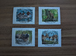 Serie Tierfamilien 2020 Aus Bogen Mit Vollersttagstempel, Set Animal Familys 2020 From Sheet  / Canceled First Day Full - Used Stamps