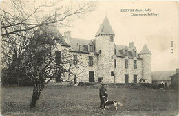 -dpts Div. -ref-AY114- Loire Atlantique - Derval - Chateau De La Haye -  Garde Et Son Chien - Chateaux - - Derval