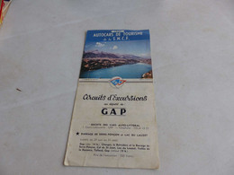27-9-125 , Autocars De Tourisme De La SNCF , 1959, Circuits D'excursions Au Départ De Gap - Railway