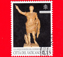 VATICANO - Usato - 2018 - Anno Europeo Del Patrimonio Culturale - Augusto Di Prima Porta  - 0.15 - Gebruikt