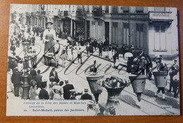 75ème A. Belge Giant. Cortège Folklore Fête Des Halles Et Marchés Bruxellois. Saint. Médard Patron Jardiniers - Fêtes, événements