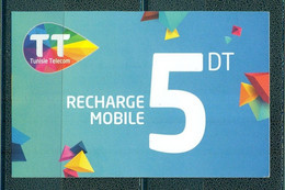 Phone Card Tunisie Telecom 5 DT - Tunisie