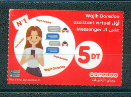 Phone Card Ooredoo 5 DT - Tunisia