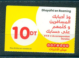 Phone Card Ooredoo 10 DT - Tunisia
