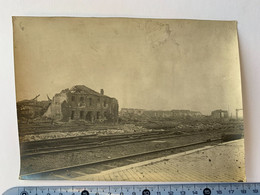 Original Fotografie Première Guerre Mondiale Gare Tergnier Laon Aisne 3 - Laon
