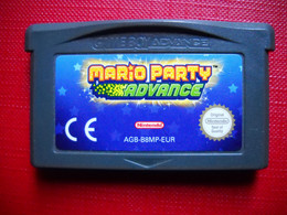 Jeu Game Boy Advance . Mario Party Advance . - Nintendo Game Boy
