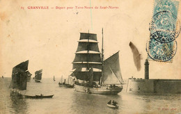 Granville * 1905 * Le SAINT NICOLAS St Nicolas , Départ Pour Terre Neuve * Bateau Voilier Goëlette Islandais Terreneuvas - Granville