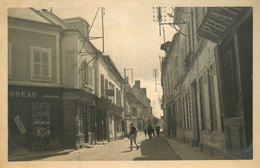 Bray Sur Seine * Carte Photo * La Grande Rue * Devanture Commerce Magasin BOISSEAU Couverture Plomberie - Bray Sur Seine