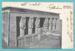 DENDERAH THE TEMPLE CACHET CONSTANTINIE, ADAMIETTE - TANTA 1904 N°C584 EGYPT - Tanta