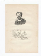 Ernest Chebroux Né à Lusignan Poète Chansonnier Cartouches Art Nouveau Emile Causé Et Brunelleschi - Lusignan