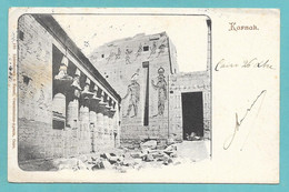 KARNAK LUXOR 1901 CAIRE N°C586 - Luxor
