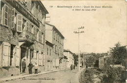 Montbrison * Les Quais Des Eaux Minérales Et Hôtel Du Lion D'or CREA - Montbrison