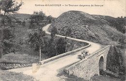 AVEYRON  12  ENVIRONS DE LAGUIOLE - LE TOURNANT DANGEREUX DU BOUSQUE - Laguiole