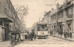 France (13 Banlieue De Marseille) - Saint-Marcel - L'Avenue - Saint Marcel, La Barasse, St Menet