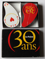 2 Jeu De 32 Cartes Publicitaires Format Spécial 30 Ans Du Magazine LE POINT 2002 - 32 Cards