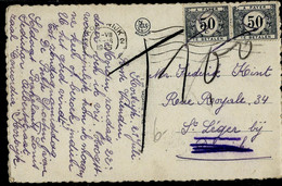 CP  Sans Timbre Taxé à 1 Frs 21/07/1945 - Other & Unclassified