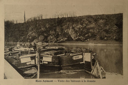 Heer Agimont (Hastiere) Visite Des Bateaux A La Douane 192? - Hastiere