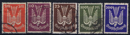 Germany: 1923 Mi Nr 263 - 267 Used Cancels Fake - Luchtpost & Zeppelin