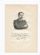 Lucien Desclaves Romancier Cartouche Art Nouveau Belville 1897 Encrier - Ecrivains
