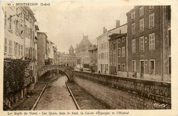 Montbrison * Les Bords Du Vizezi * Pont Passerelle * Caisse D'épargne Et Hôpital * Banque Banco Bank - Montbrison