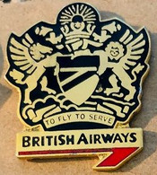 COMPAGNIE AERIENNE - BRITISH AIRWAS GENEVA - TO FLY TO SERVE - LIONS - LOWEN - N°213 - LOGO - PLANE  -  (28) - Vliegtuigen