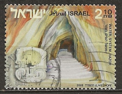 ISRAEL Oblitéré 1739 Tunnel Creusé Sous La Roche à Hazor - Usati (senza Tab)