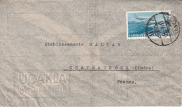 TURQUIE SEUL SUR LETTRE AVION POUR LA FRANCE 1949 - Cartas & Documentos