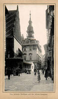 Praha , Das Jüdische Rathhaus Mit Der Altneu Synagoge * Judaica Synagogue Judaisme Israélite Juif Jew Jewish * Prague - Jewish