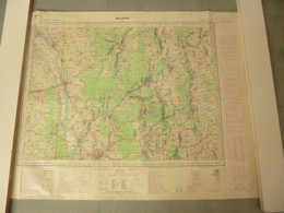 Carte I.G.N. L-12 : NEVERS - 1/100 000ème - 1960. - Cartes Topographiques