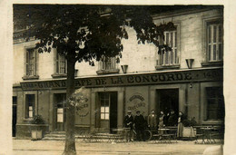 Tours * Carte Photo * Devanture Grand Café De La Concorde , 148 Avenue De La Tranchée * Commerce - Tours