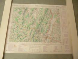 Carte I.G.N. N-14 : MACON - 1/100 000ème - 1980. - Cartes Topographiques