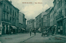 Rive De Gier * La Rue Féloin * Brasserie * Attelage * Commerces Magasins - Rive De Gier