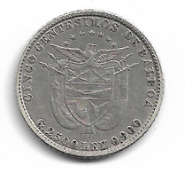 PANAMA - 5 CENTESIMOS 1904 ARGENT - Panama