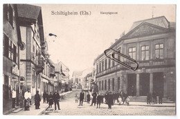 CPA Animée De Schiltigheim - Hauptgasse - Rue Principale - 1910 (04) - Schiltigheim