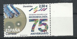 ESPAÑA 2021 - 75 Aniv. De La Sociedad Española De Microbiologia ** MNH - Nuevos