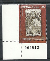 ESPAÑA 2021 - Pedro Fernández De Castro Andrade Y Portugal, VII Conde De Lemos ** MNH - Unused Stamps