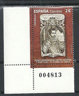 ESPAÑA 2021 - Pedro Fernández De Castro Andrade Y Portugal, VII Conde De Lemos ** MNH - Nuevos