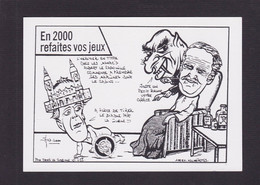 CPM Monaco Tirage En 100 Ex. Numérotés Signés Par JIHEL Satirique Caricature - Monte-Carlo