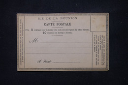 RÉUNION - Carte Précurseur Non Utilisée - L 109638 - Storia Postale