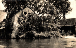 N°86811 -cpsm Bazouges Sur Le Loir -vieux Moulin Sur Les Bords Du Loir- - Molinos De Agua