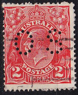 AUSTRALIEN AUSTRALIA [Dienst Lochung] MiNr 0065 C ( O/used ) - Servizio