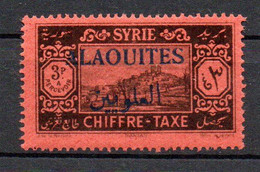 Col24 Colonies Alaouites Taxe  N° 9 Neuf X MH Cote 4,50€ - Unused Stamps