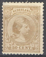 Nederland 1891 NVPH Nr 43 Ongebruikt/MH Prinses Wilhelmina, Princess Wilhelmina - Nuevos