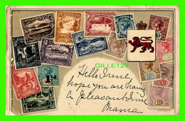 TASMANIA, AUSTRALIE - 17 TIMBRES - CIRCULÉE EN 1907 - THE V.S.M. SERIES - - Altri & Non Classificati